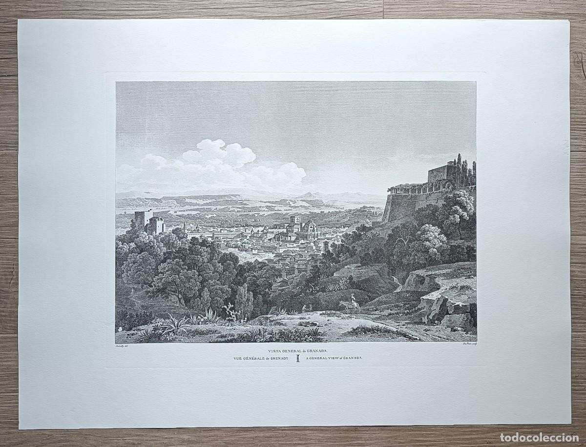 Arte: GRANADA. REPRODUCCION DE ANTIGUO GRABADO - Foto 1
