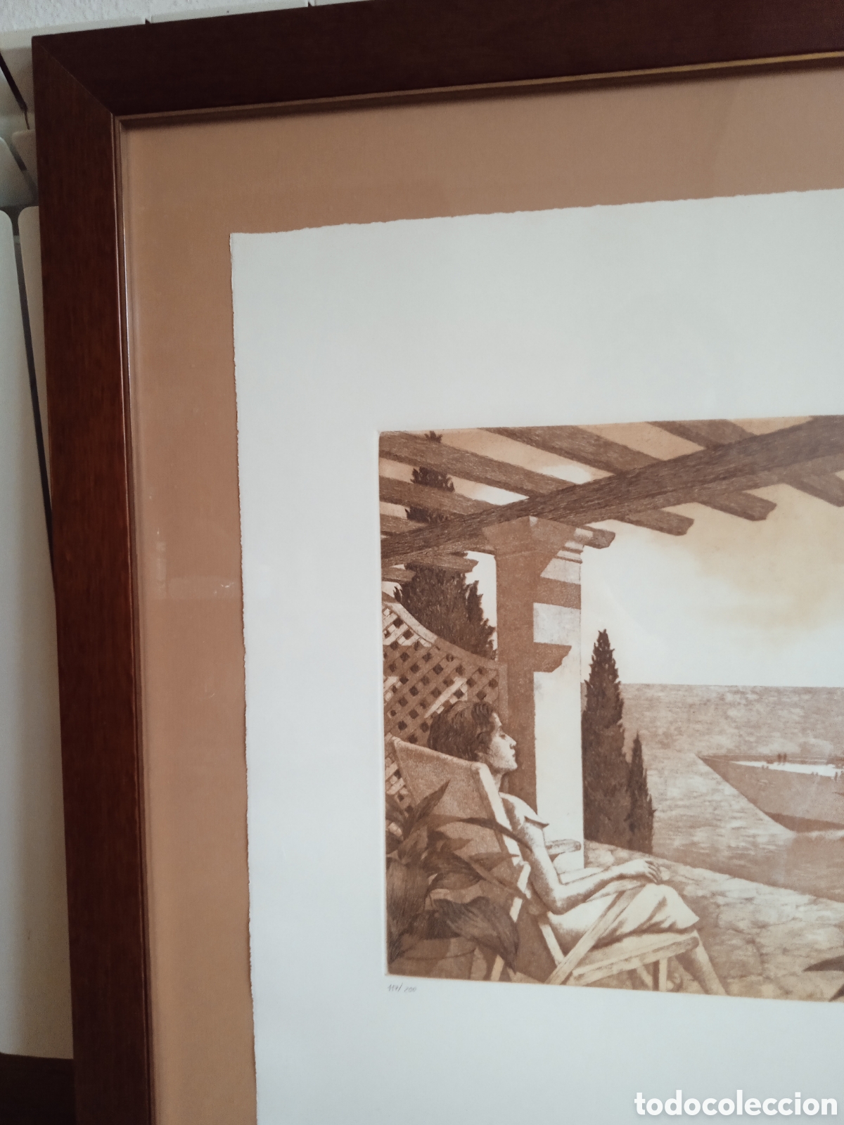 Arte: Cuadro con grabado de Francisco Sol&eacute; - Foto 4