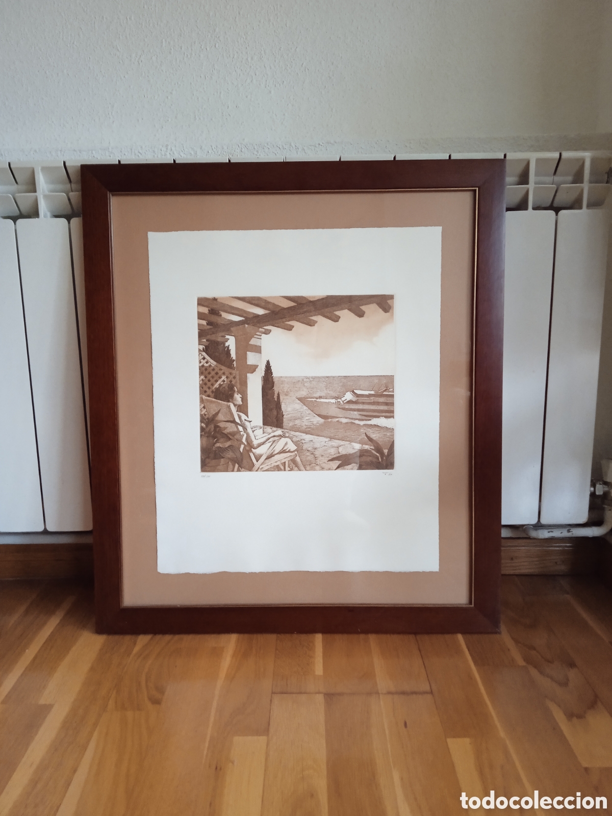 Arte: Cuadro con grabado de Francisco Sol&eacute; - Foto 1