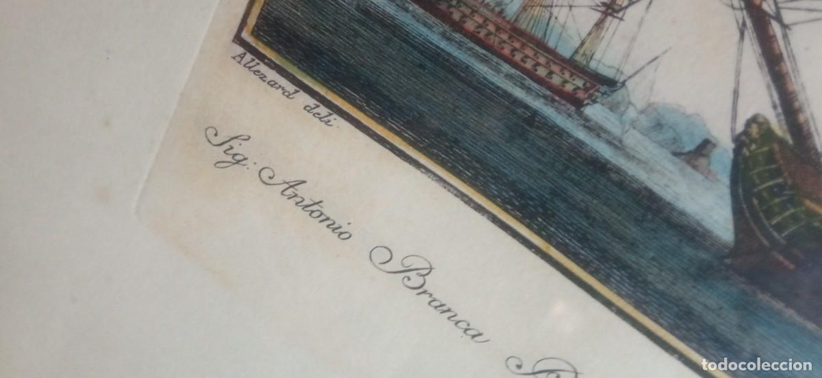 Arte: Grabado barco navio s. XIX - Foto 21