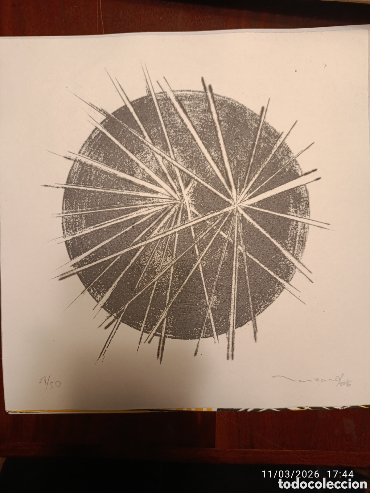 Arte: Adolfo Manzano. Calcograf&iacute;a. 2016 - Foto 1
