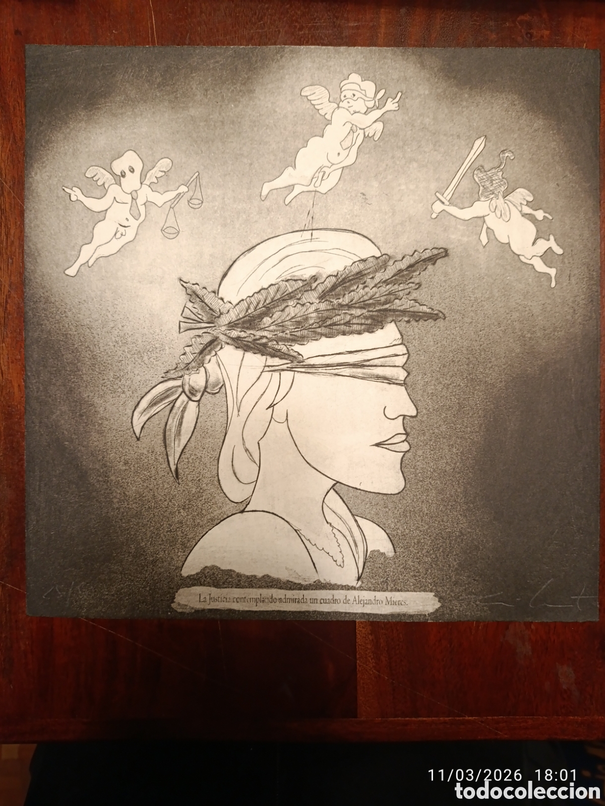 Arte: Ferm&iacute;n Santos. Calcograf&iacute;a 2016 - Foto 1