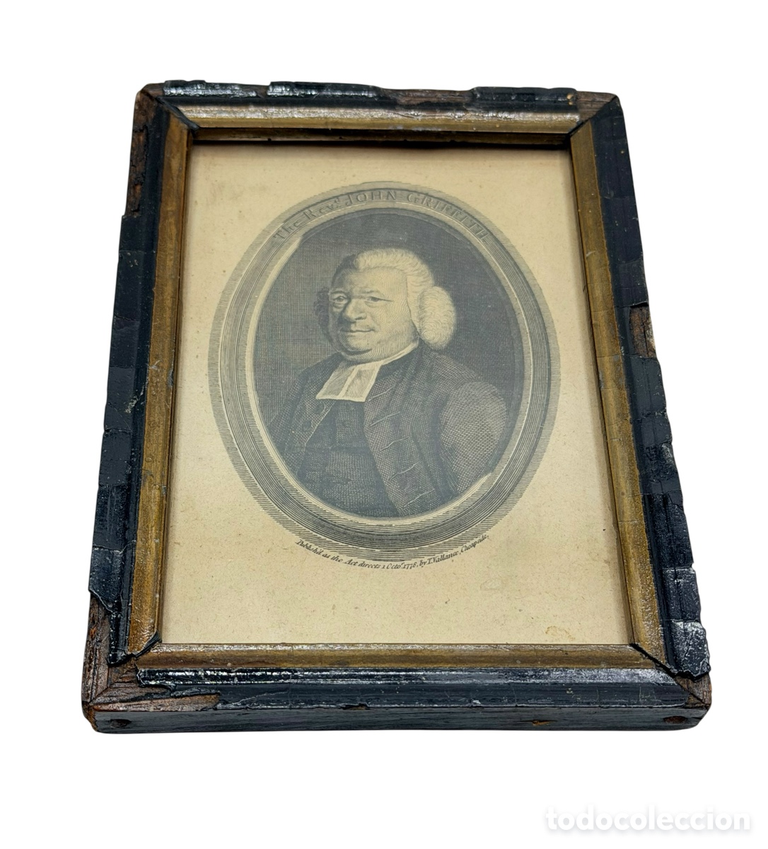 Arte: Antiguo grabado Enmarcado