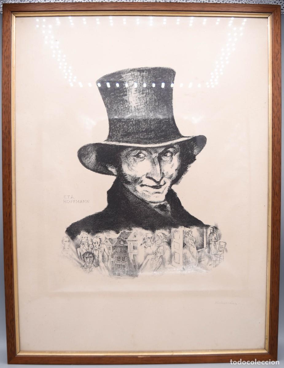 Arte: Grabado antiguo enmarcado - Foto 3