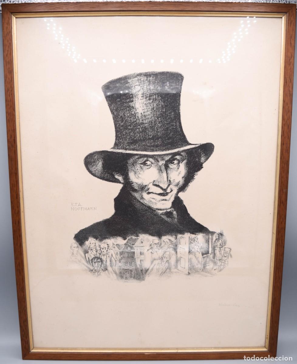 Arte: Grabado antiguo enmarcado - Foto 4