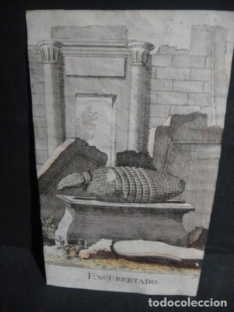 Arte: encubertado , grabado siglo VXIII - Foto 1
