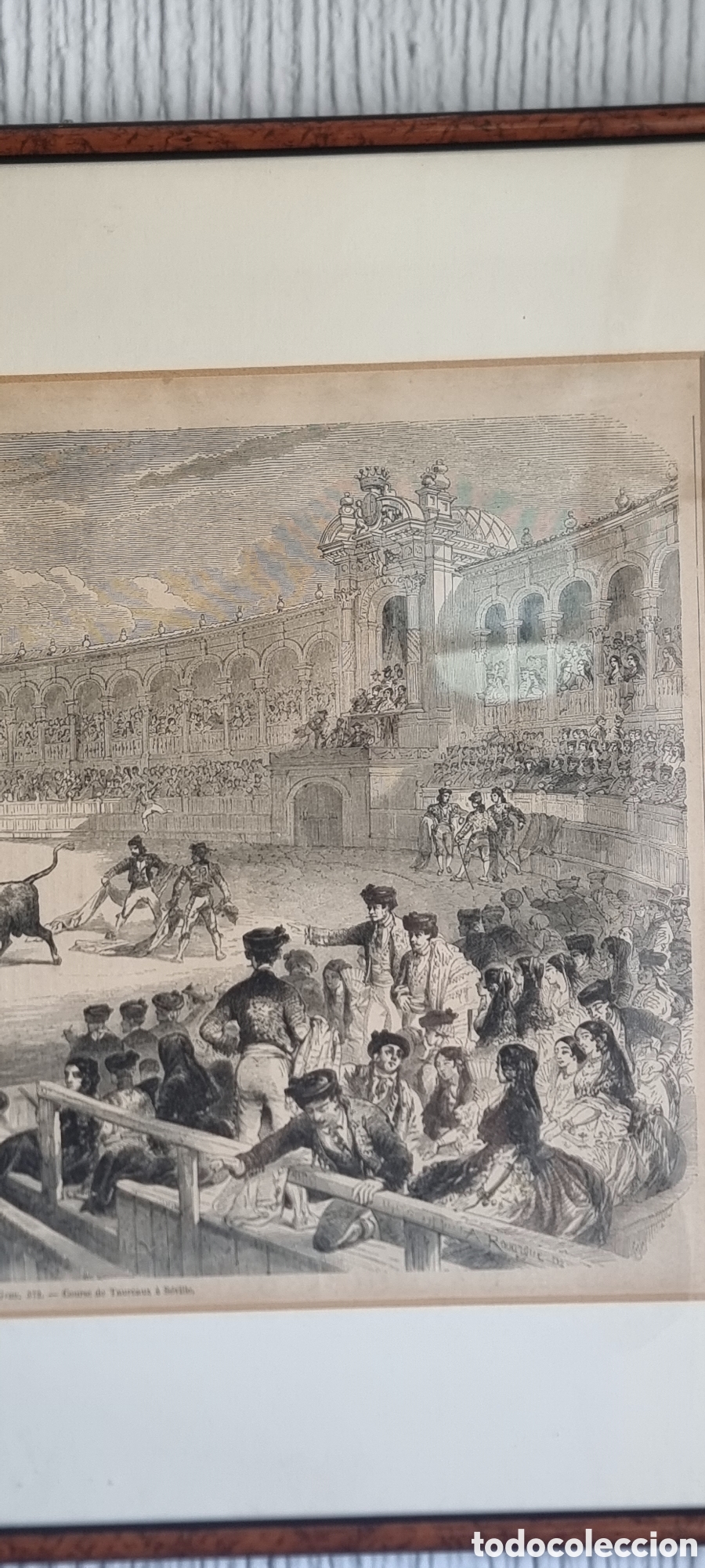 Arte: Cuando grabado del siglo XIX original - Foto 3