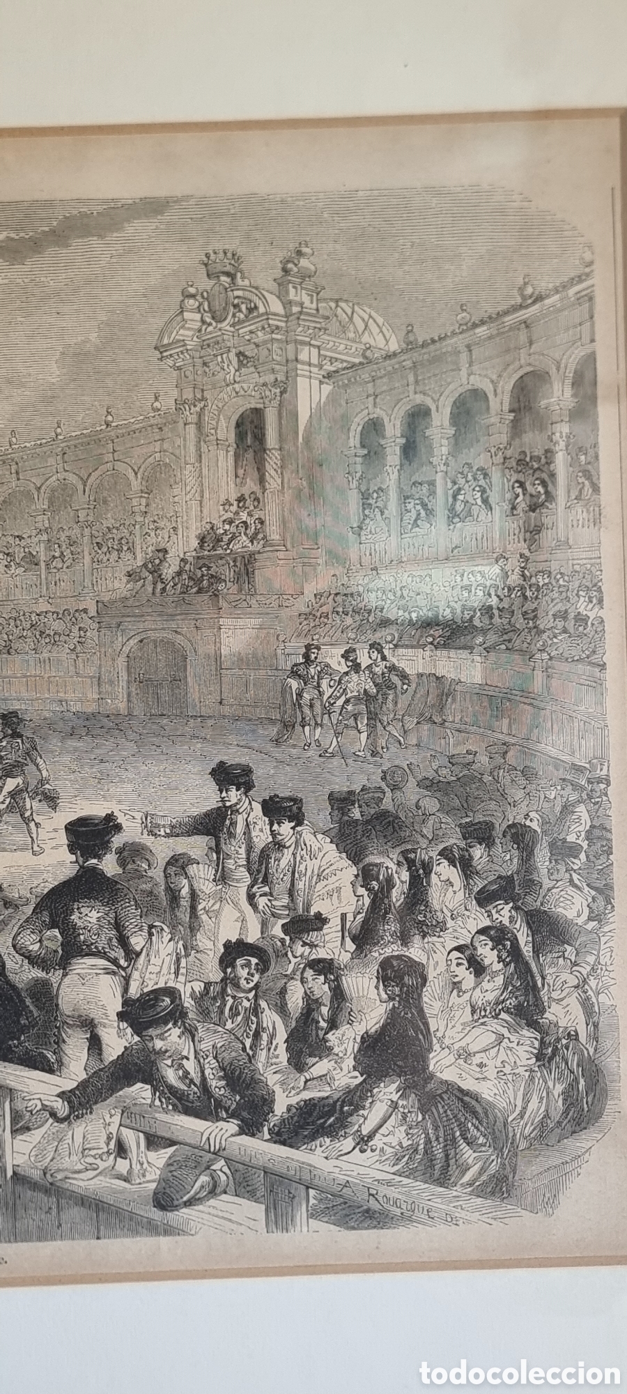 Arte: Cuando grabado del siglo XIX original - Foto 4