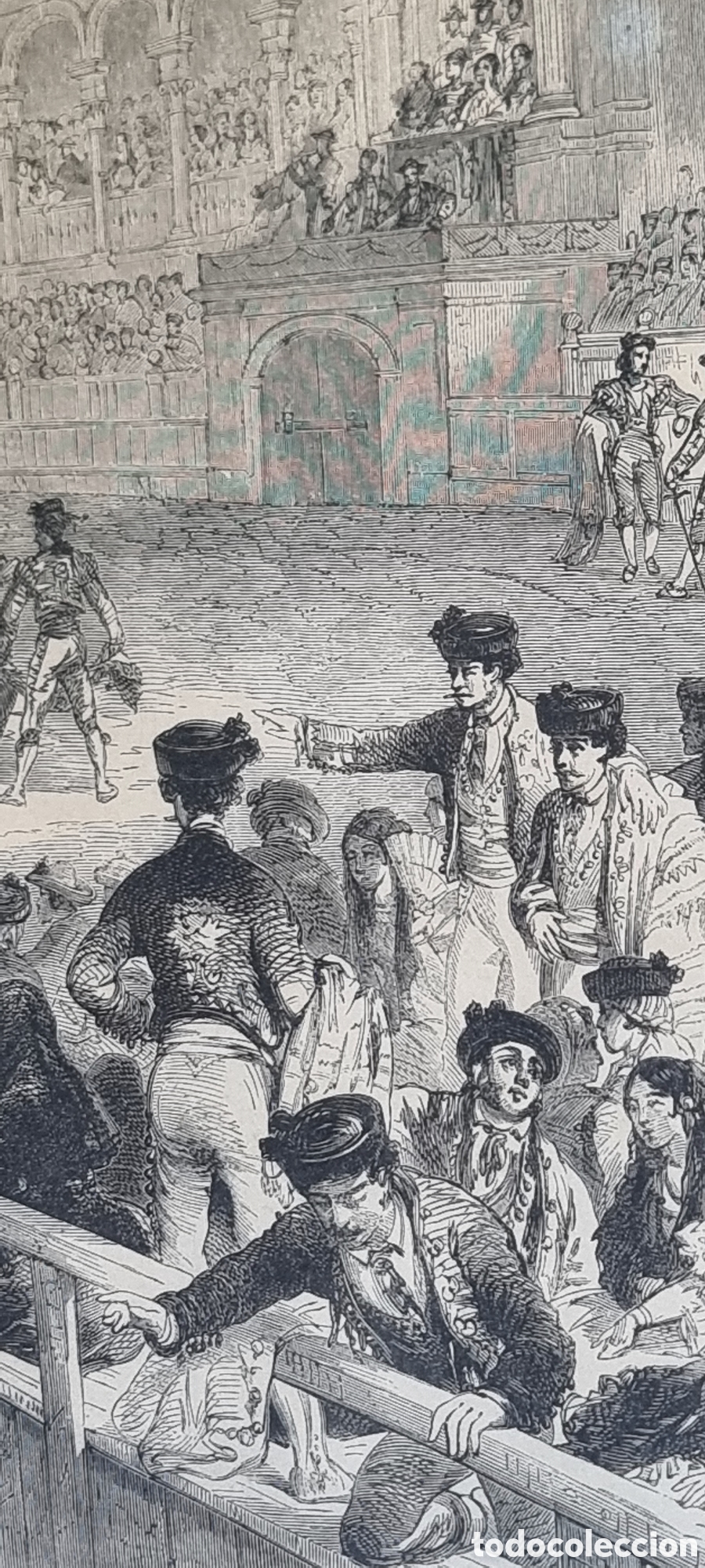 Arte: Cuando grabado del siglo XIX original - Foto 11