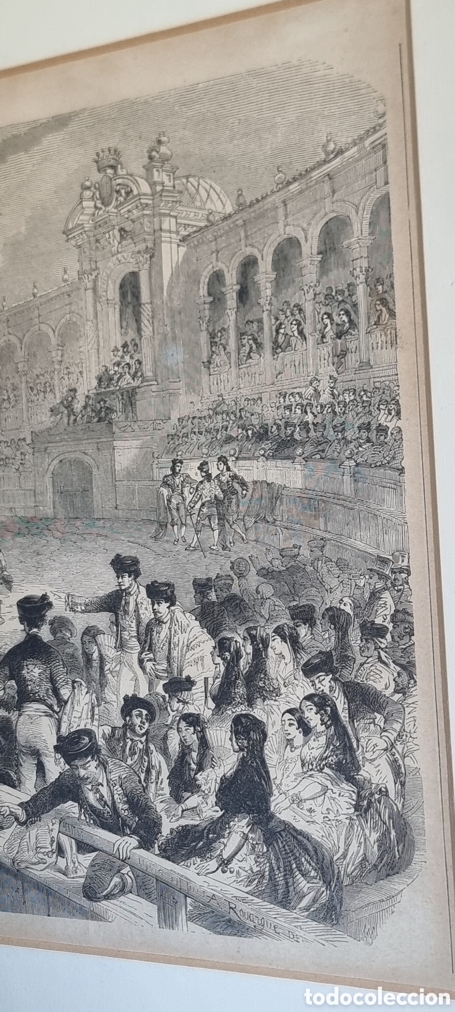 Arte: Cuando grabado del siglo XIX original - Foto 12