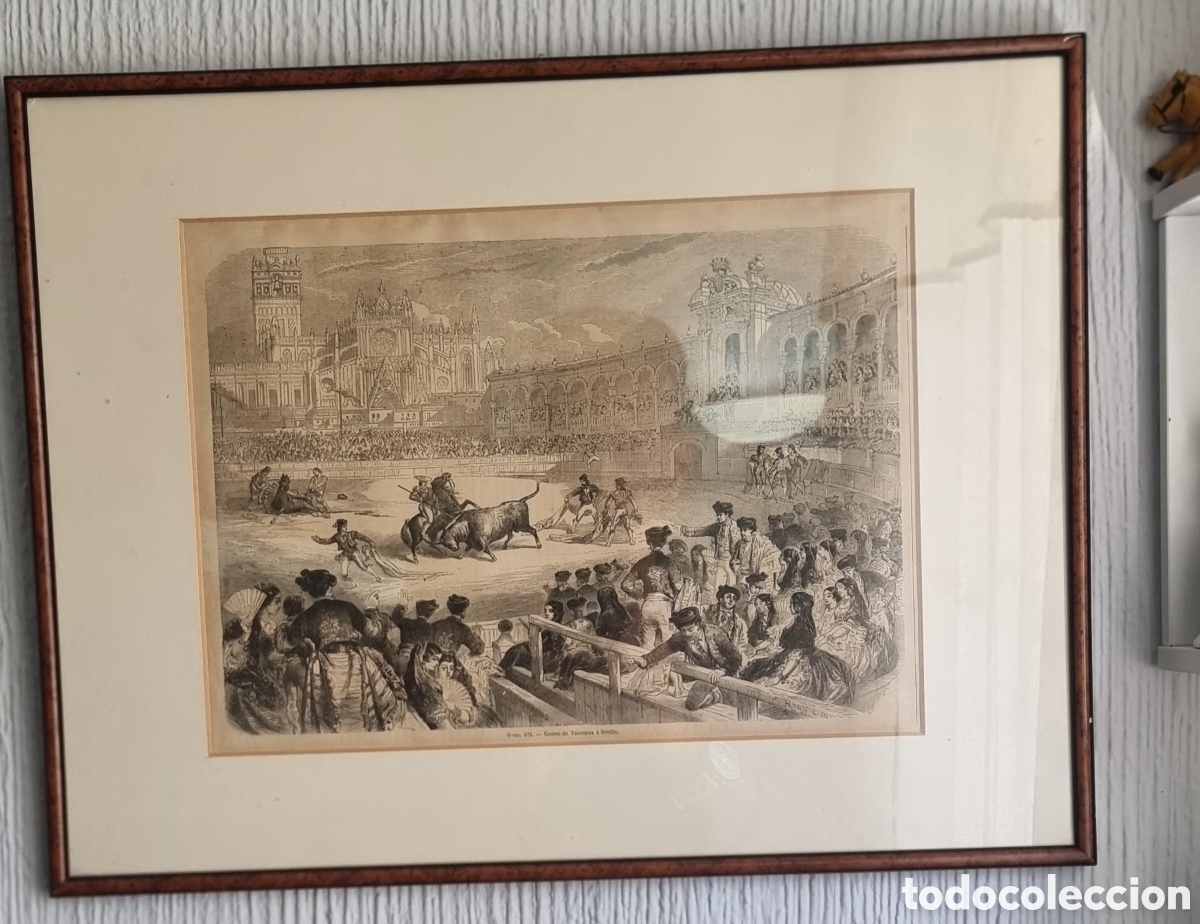 Arte: Cuando grabado del siglo XIX original - Foto 1