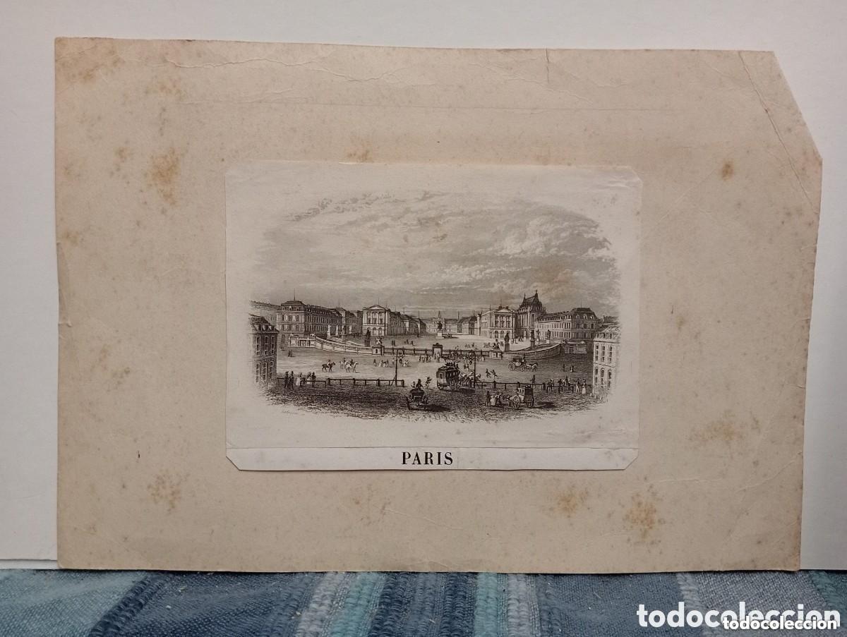 Arte: PARIS - IFFLEY MILL - ANTIGUO GRABADO - Foto 2