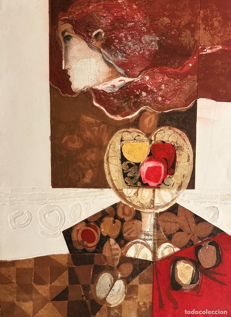 Arte: &Agrave;LVAR SU&Ntilde;OL - GRABADO - - Foto 1