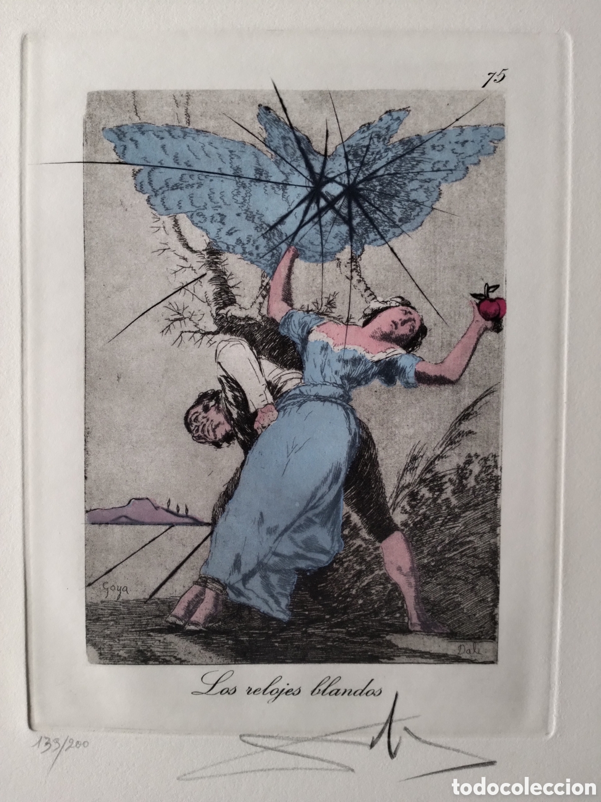 Arte: LOS CAPRICHOS DE GOYA DE DALI, 1977 - Foto 4