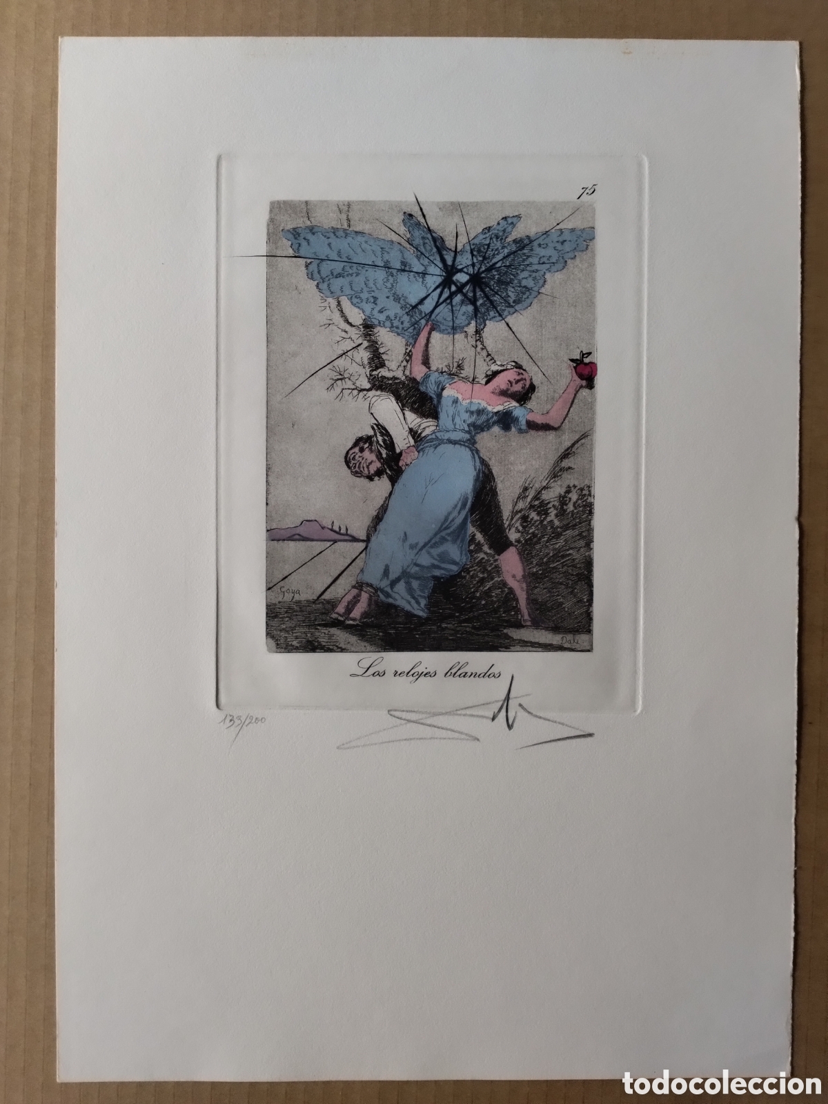Arte: LOS CAPRICHOS DE GOYA DE DALI, 1977 - Foto 5