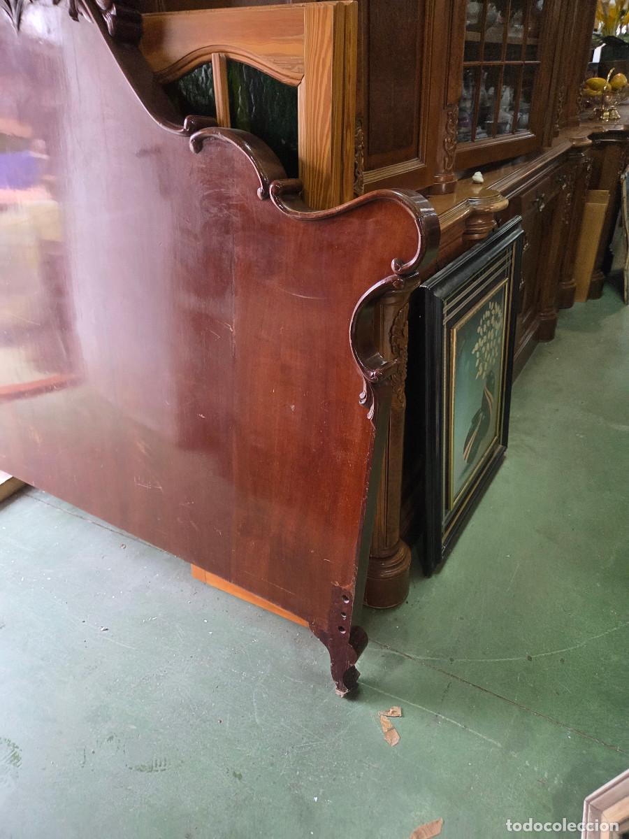 Arte: cabecero antiguo de madera - Foto 3