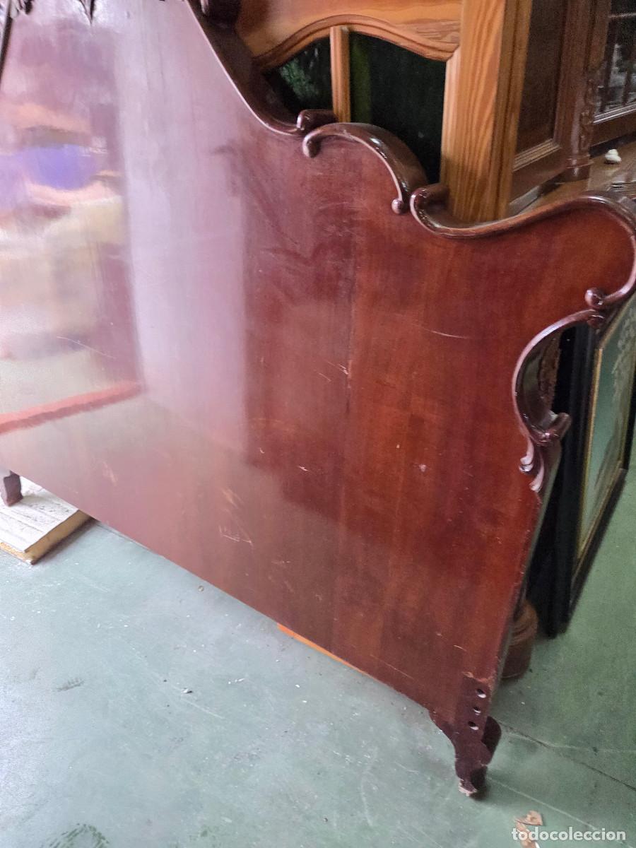 Arte: cabecero antiguo de madera - Foto 4