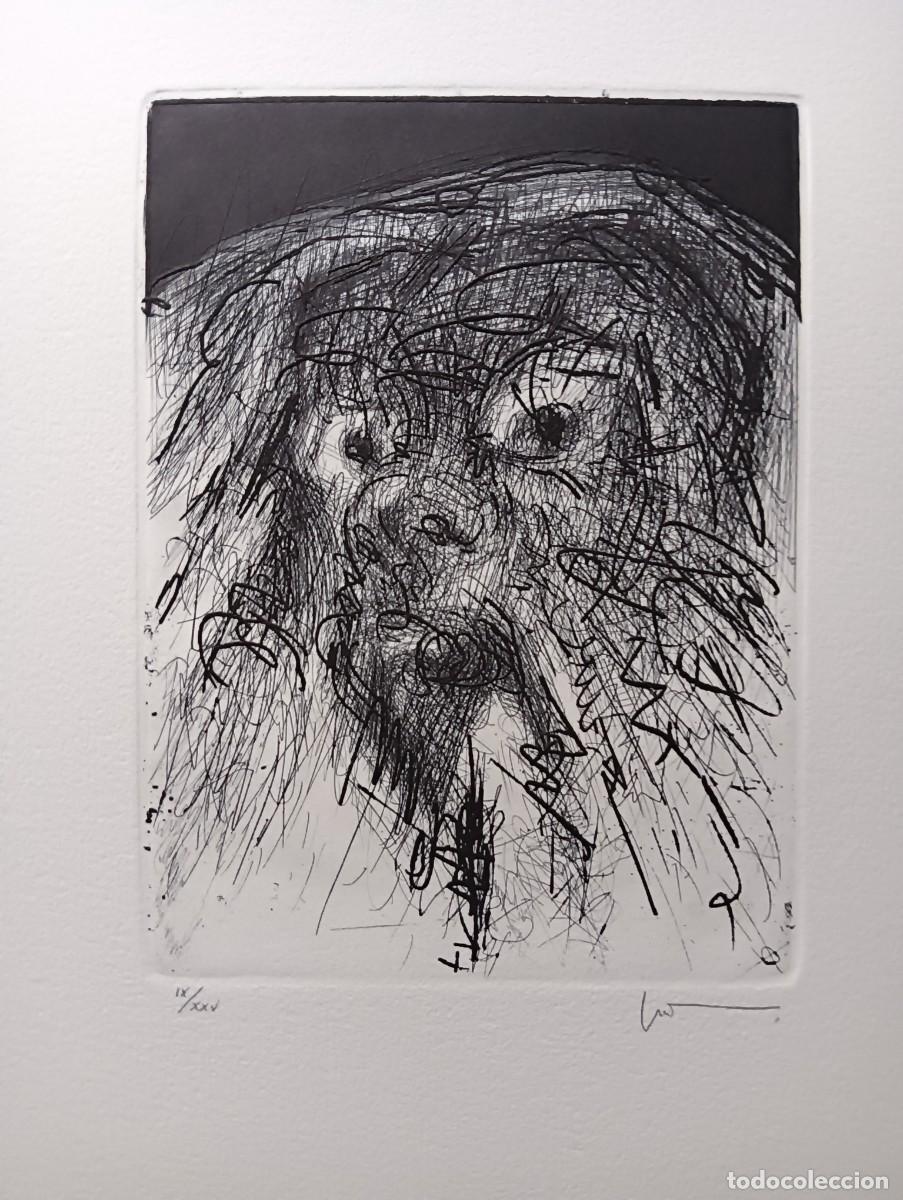 Arte: Joan CRUSPINERA (Barcelona 1945) grabado de Saturno de Goya, firmado y numerado