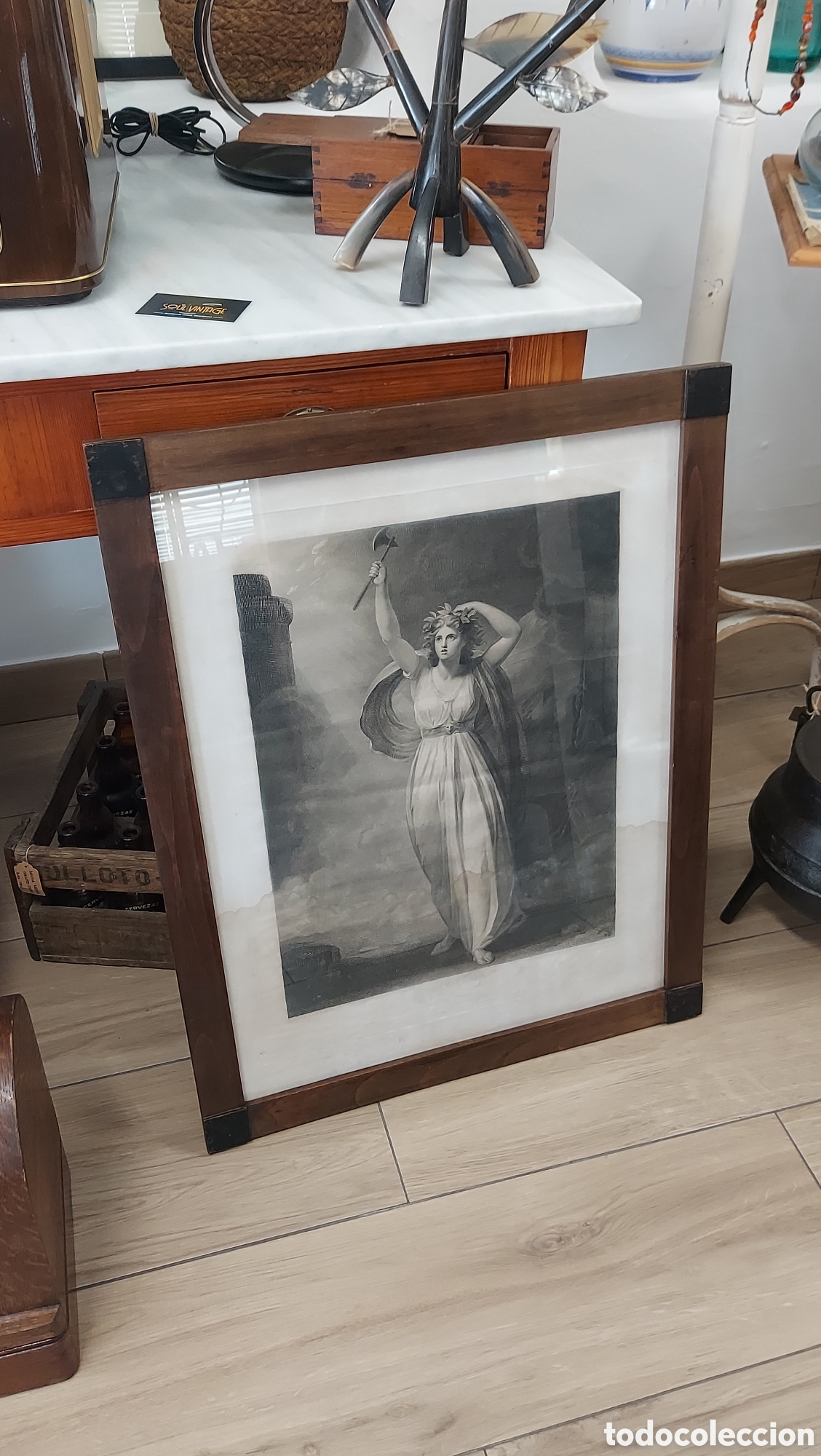 Arte: Grabado original Francis Legat 1795 - Foto 9