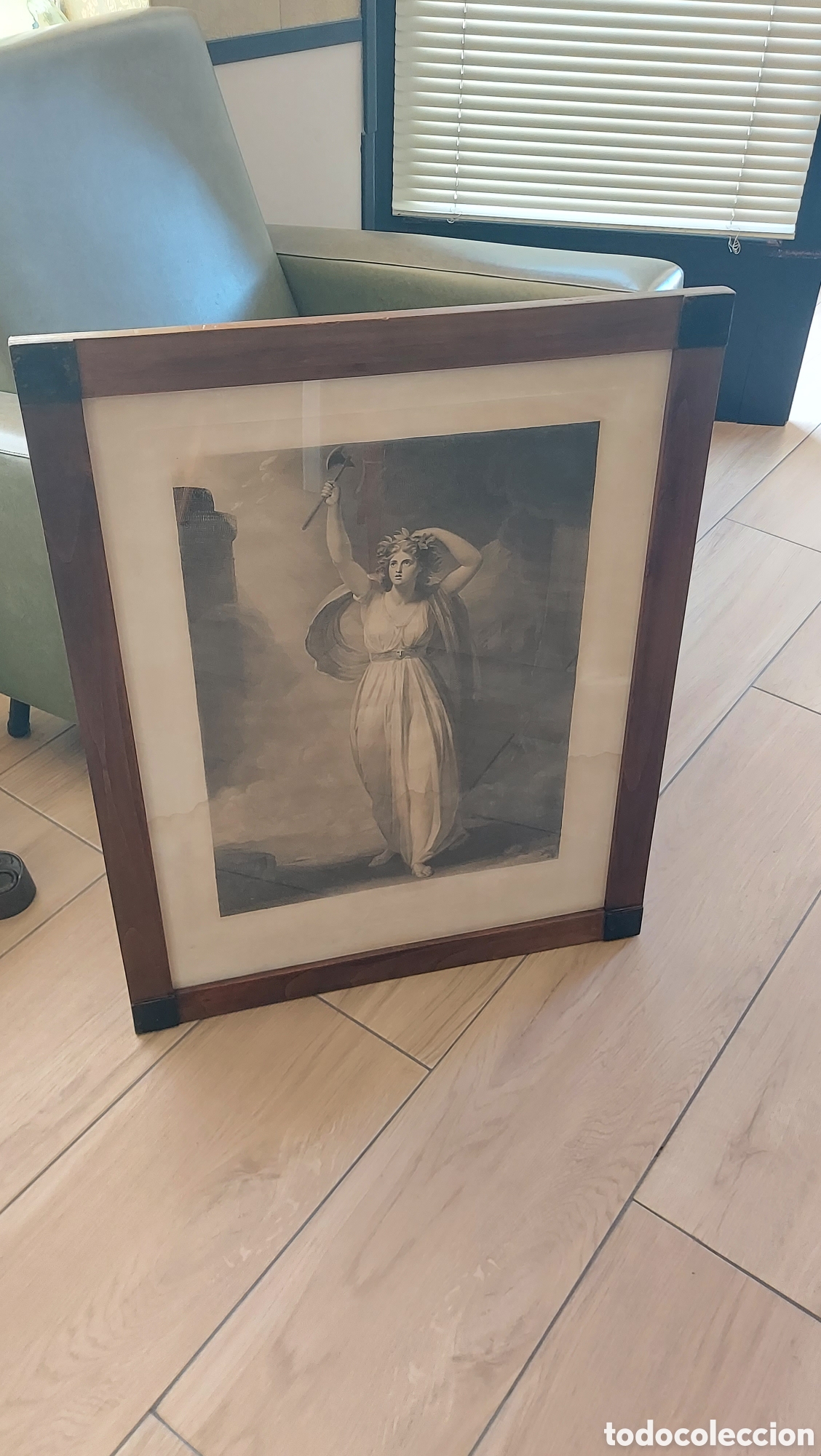 Arte: Grabado original Francis Legat 1795 - Foto 8