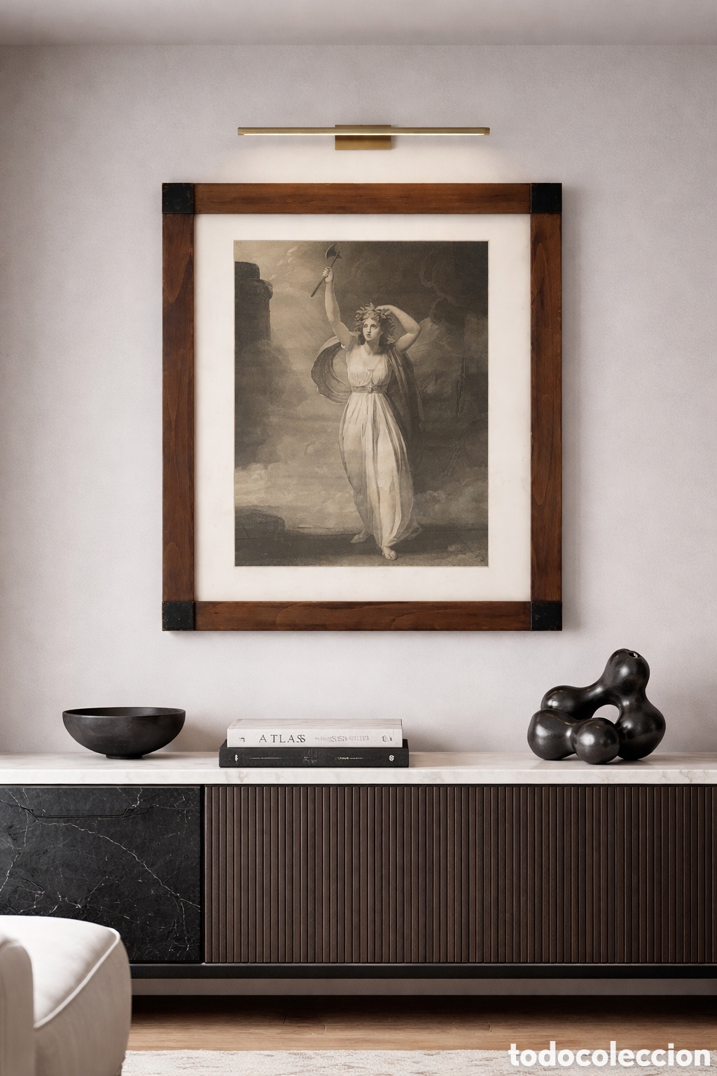 Arte: Grabado original Francis Legat 1795 - Foto 1