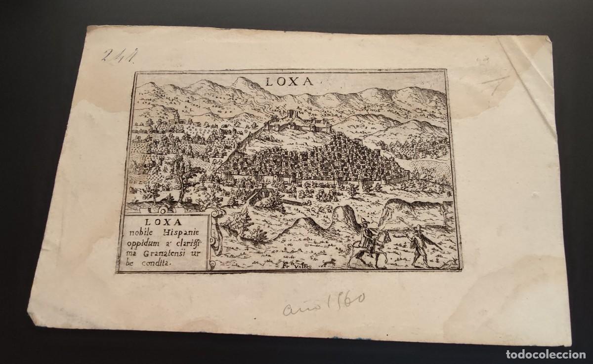 Arte: LOXA -GRABADO original SIGLO XVI-XVIII-