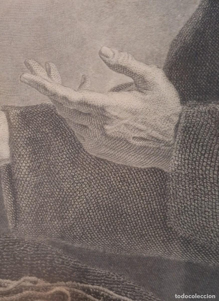 Arte: Visi&oacute;n de san Francisco de As&iacute;s 1797. Aguafuerte y buril. - Foto 5