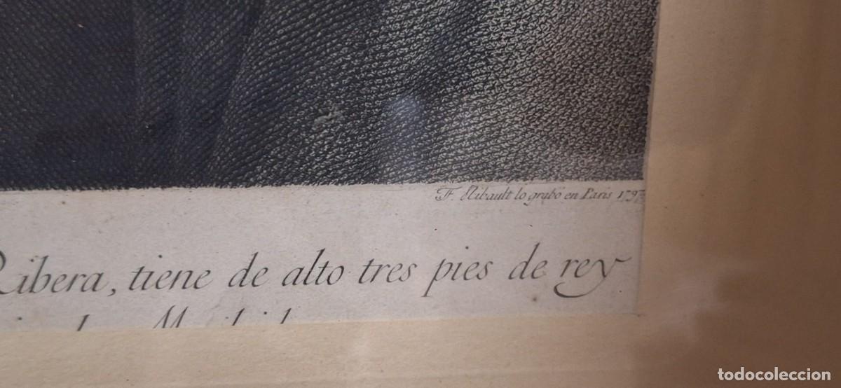 Arte: Visi&oacute;n de san Francisco de As&iacute;s 1797. Aguafuerte y buril. - Foto 6