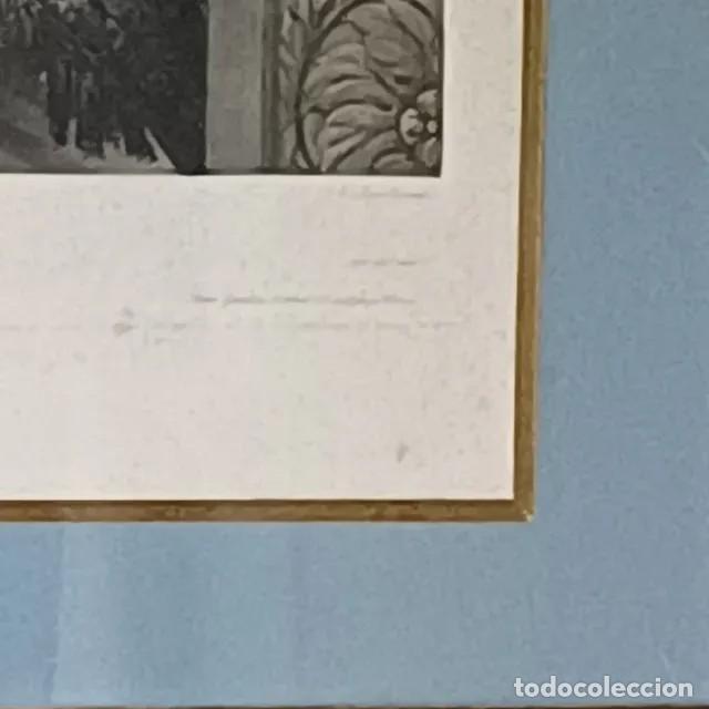 Arte: Grabado enmarcado epoca - Foto 4