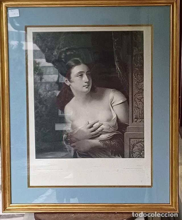 Arte: Grabado enmarcado epoca - Foto 6