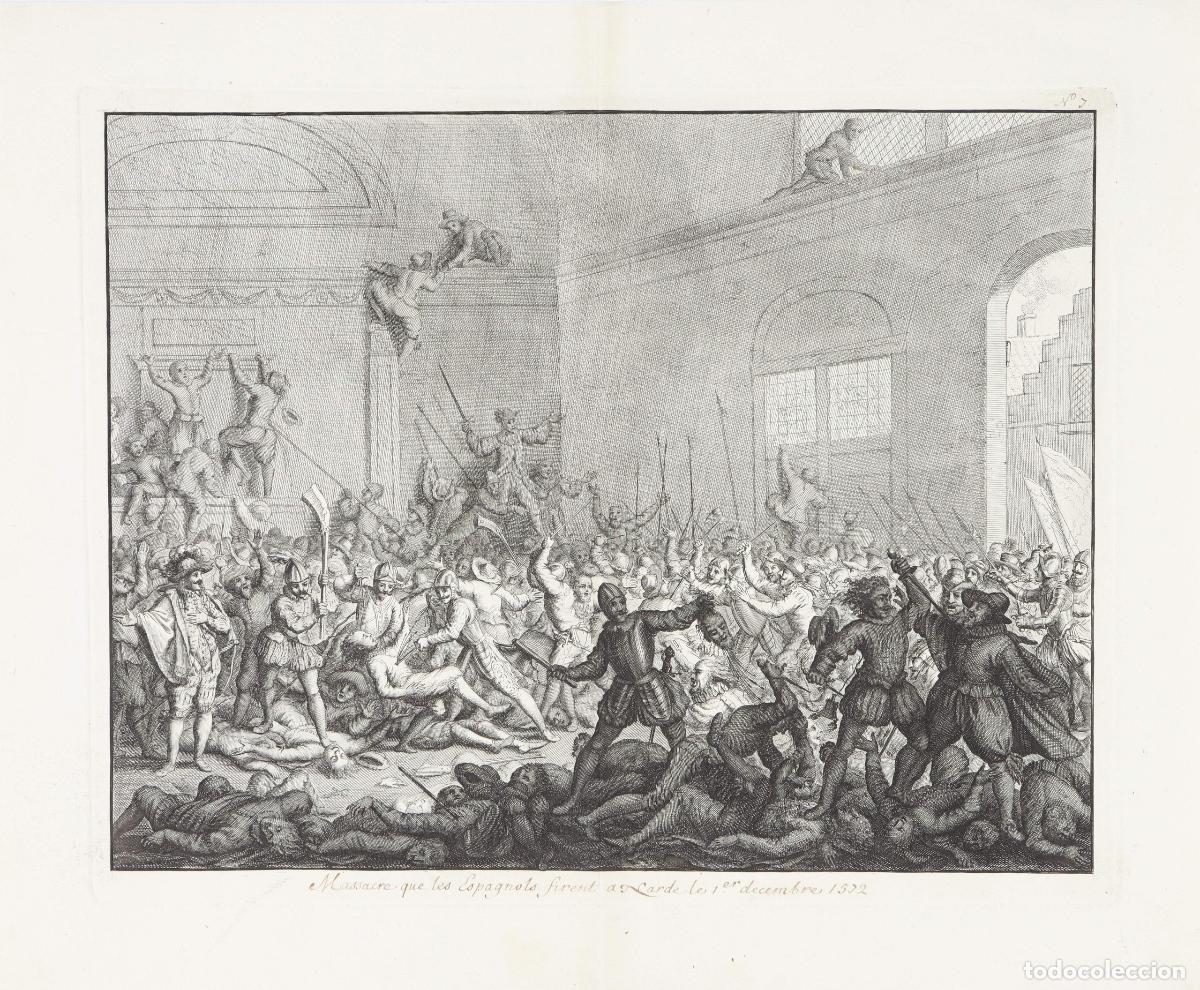Arte: Masacre que los espa&ntilde;oles hicieron en Narde el 1 de diciembre de 1572