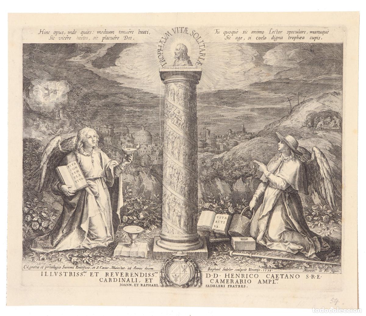 Arte: Trophaeum Vitae Solitariae - Sadeler, Rapha&euml;l (1560/1561-1628/1632)​, Vos, Martin de (1532-1603)