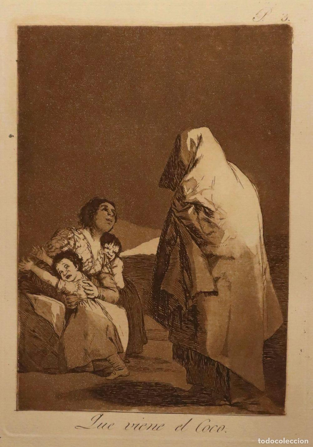 Arte: Que viene el coco - Calcograf&iacute;a Nacional, Goya Lucientes, Francisco de (1746-1828)