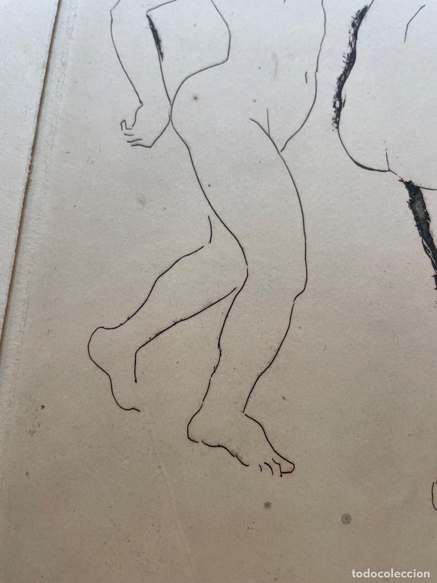 Arte: Sin T&iacute;tulo - grabado en aguafuerte (An&oacute;nimo) - Foto 2