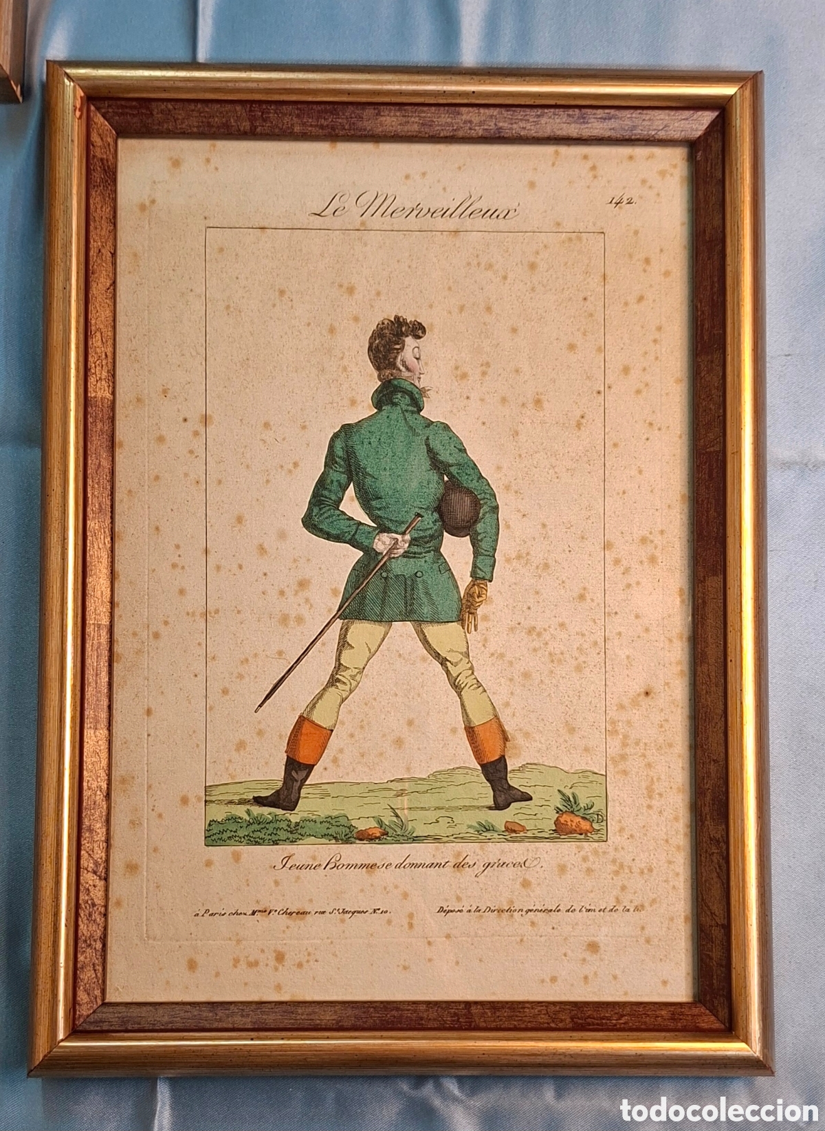 Arte: Grabado del Siglo XVIII de Ch&eacute;reau