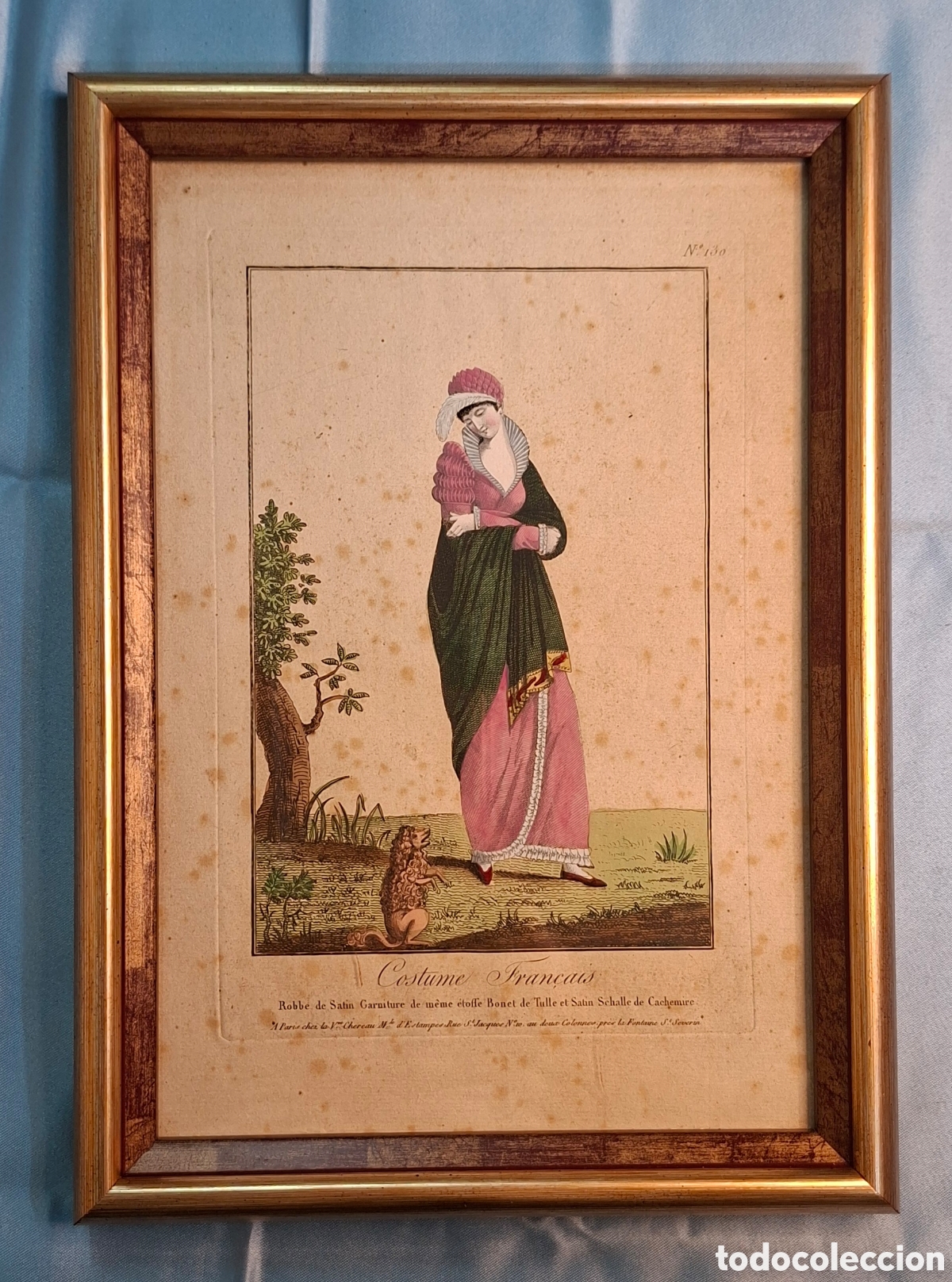 Arte: Grabado del Siglo XVIII de Ch&eacute;reau