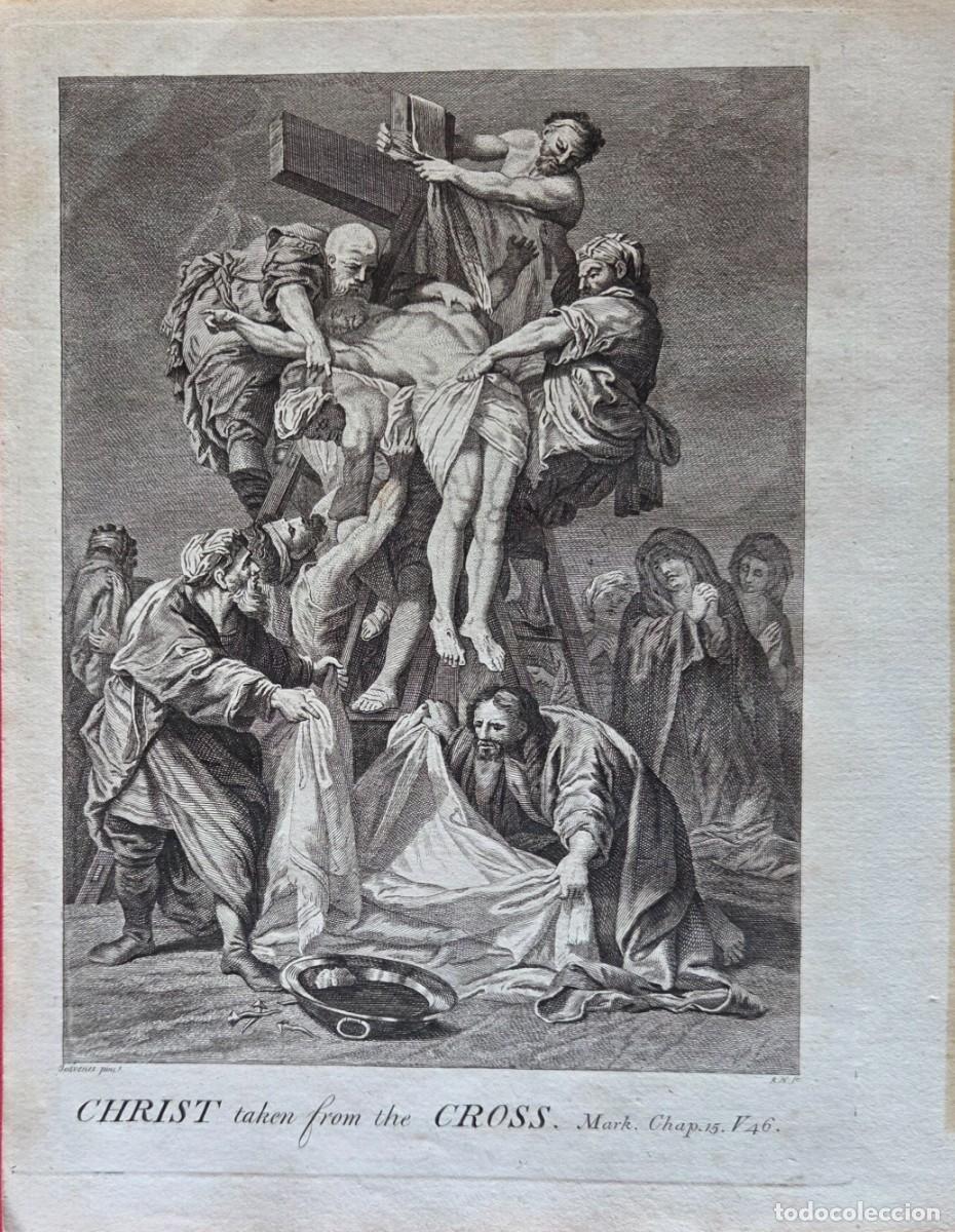 Arte: Descendimiento J&oacute;venes pinx.& R. Hocneck fec.