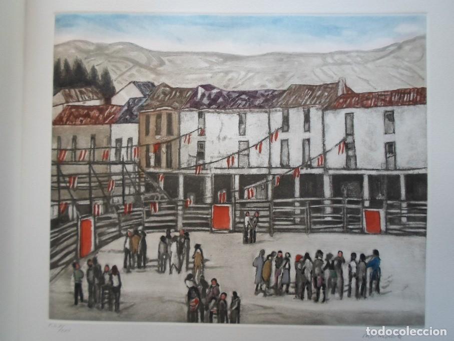 Art: Agust&iacute;n REDONDELA (Madrid, 1922-2015) grabado 42x35cms papel 60x50cms firmado l&aacute;piz y numerado