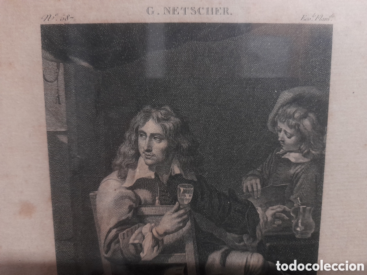 Arte: Pareja de grabados antiguos - Foto 3