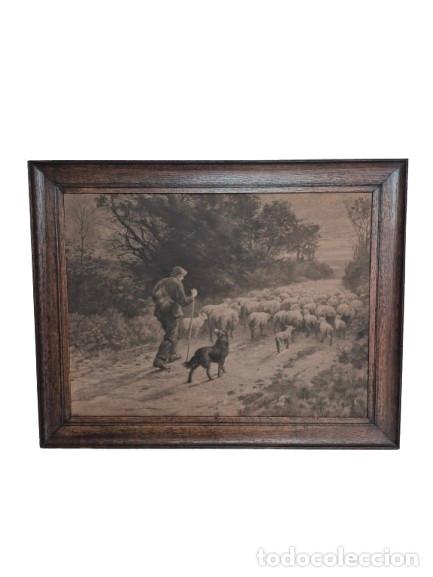 Arte: Bonito Dibujo a Tinta sobre Papel - Puigcerd&aacute; - Firma D&iacute;az