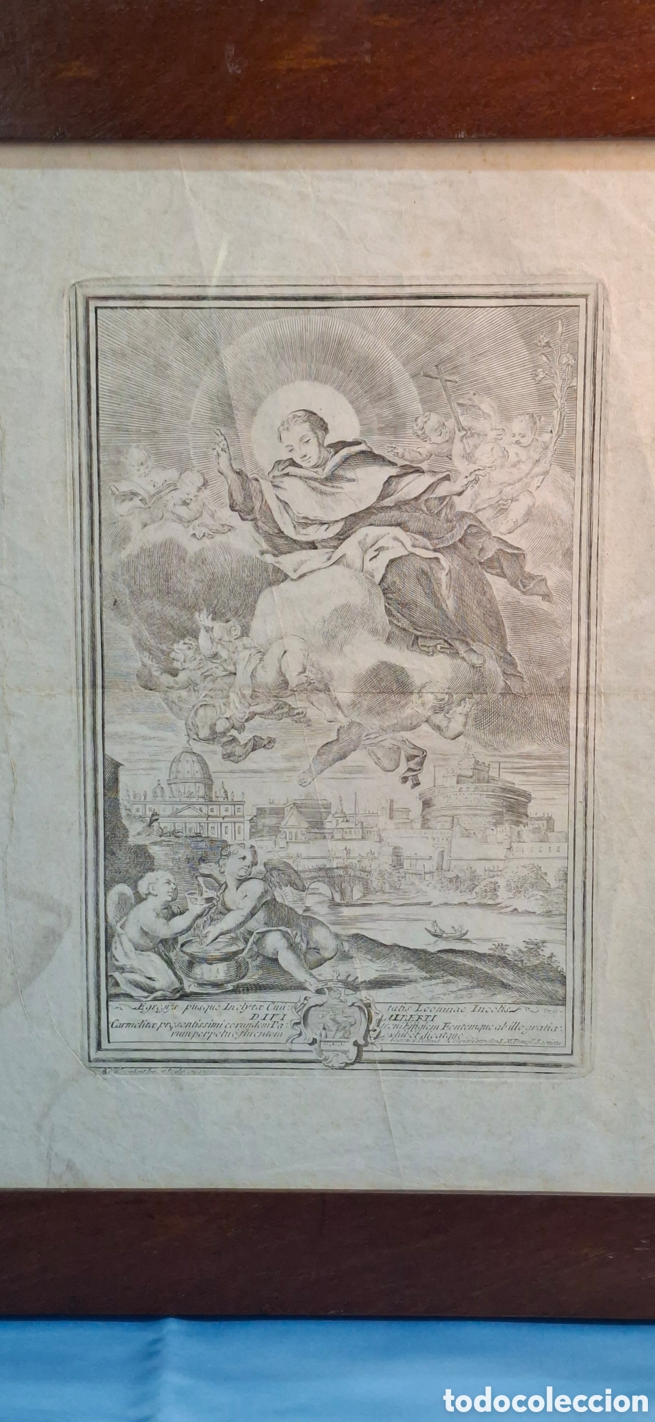 Arte: Grabado del Siglo XVIII religioso. - Foto 9
