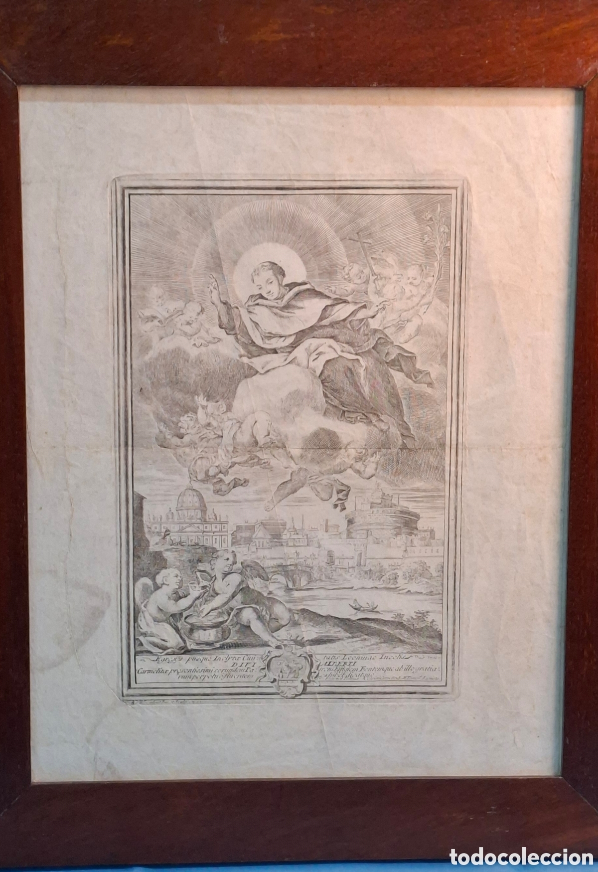 Arte: Grabado del Siglo XVIII religioso. - Foto 10