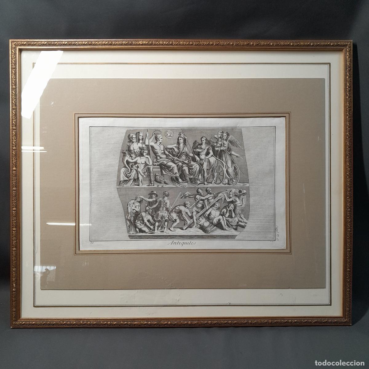 Arte: C-1980. JACQUES RENAUD BENARD (1731-1794). GRABADO ENCYCLOP&Eacute;DIE DE DIDEROT, ANTIQUIT&Eacute;S PLANCHE 13.