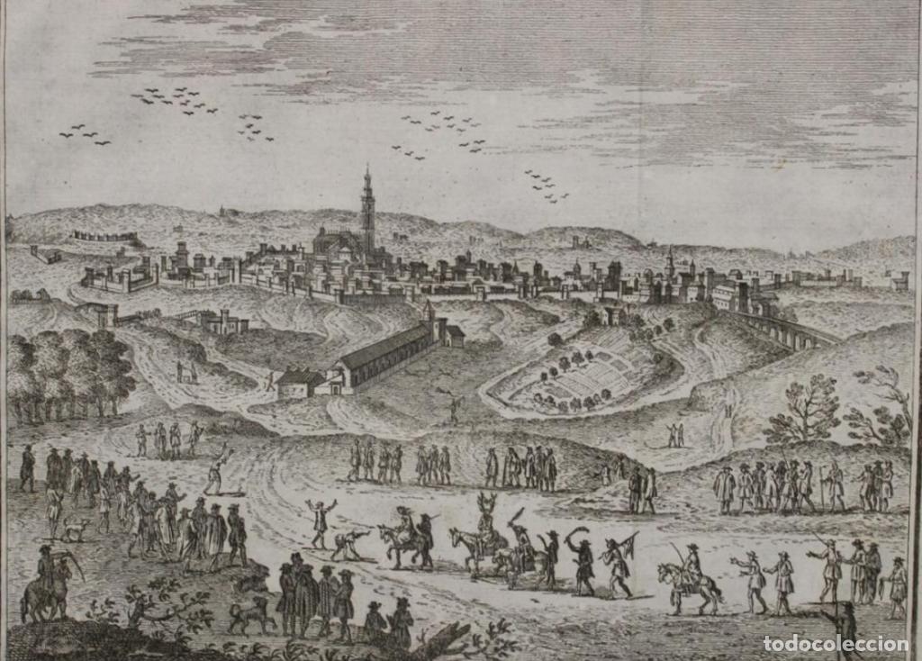 Arte: Vista de Sevilla (Andaluc&iacute;a, Espa&ntilde;a), 1745. Thomas Salmon.