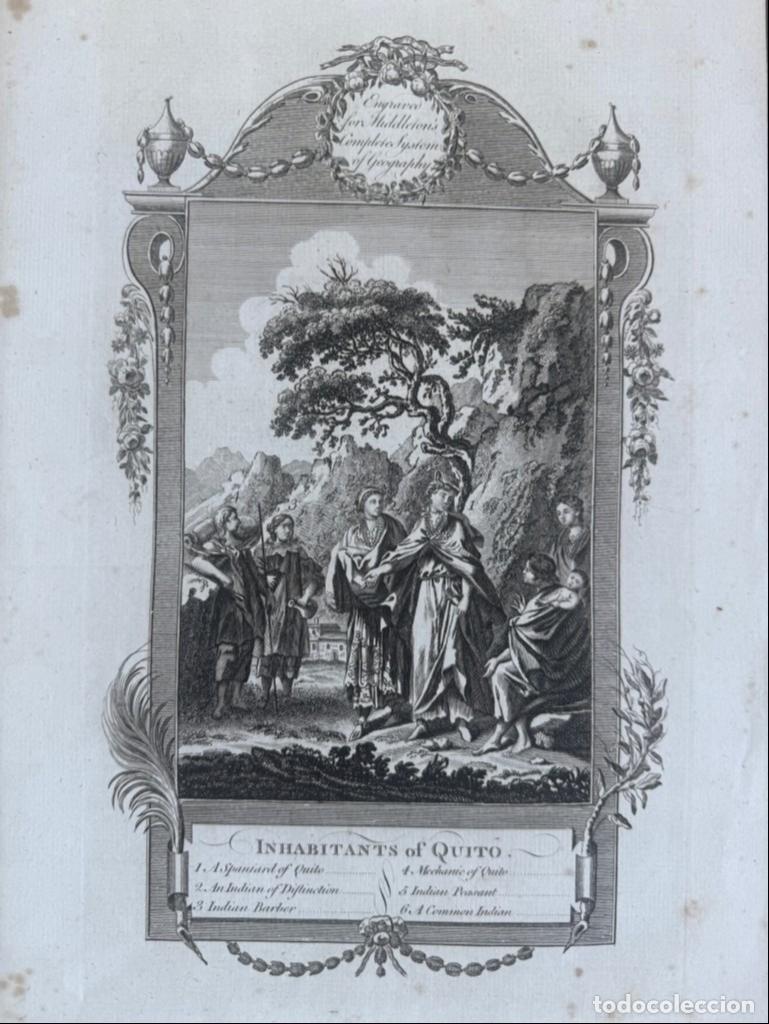 Arte: Habitantes de Quito ( Ecuador, Am&eacute;rica del sur, 1777. Charles Theodore Midleton