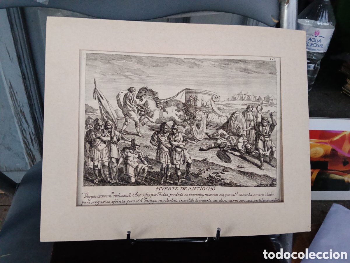 Arte: Grabado Muerte de Ant&iacute;oco