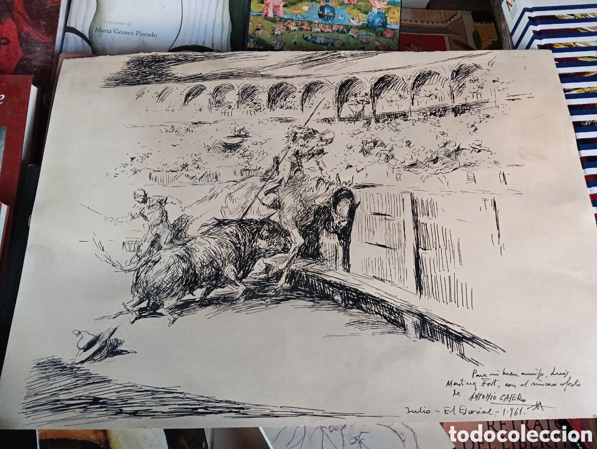 Arte: Dibujo original Antonio Casero El Escorial