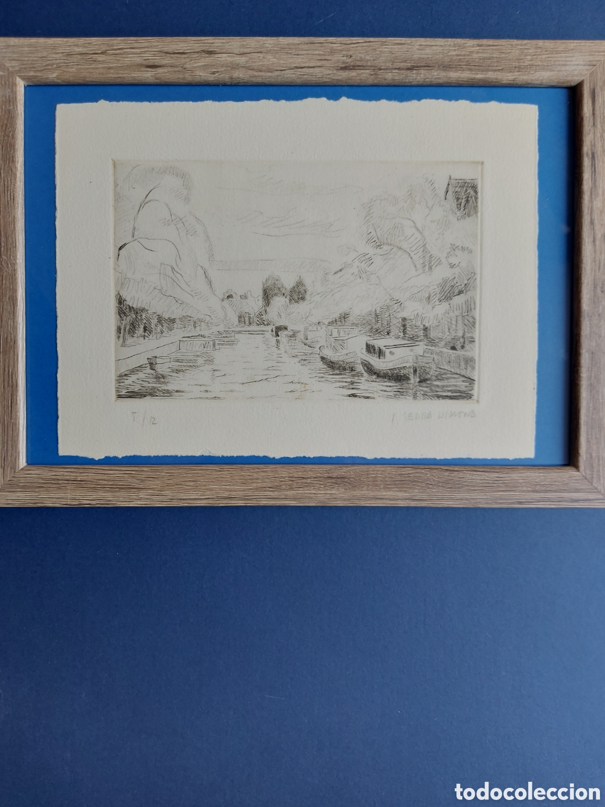 Arte: SERRA LLIMONA LAS BARCAS EN EL SENA DE PARIS