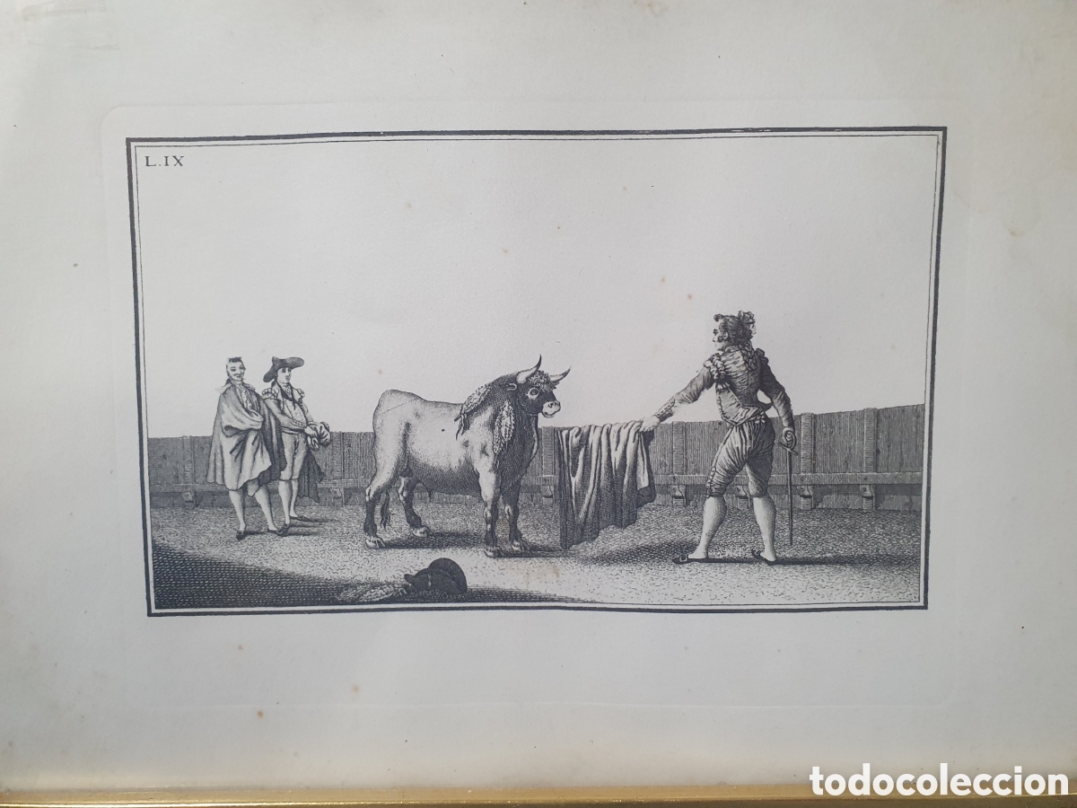 Kunst: SALIDA 0.01&euro;. Luis Fern&aacute;ndez Naseret. Grabado Corrida de Toros.