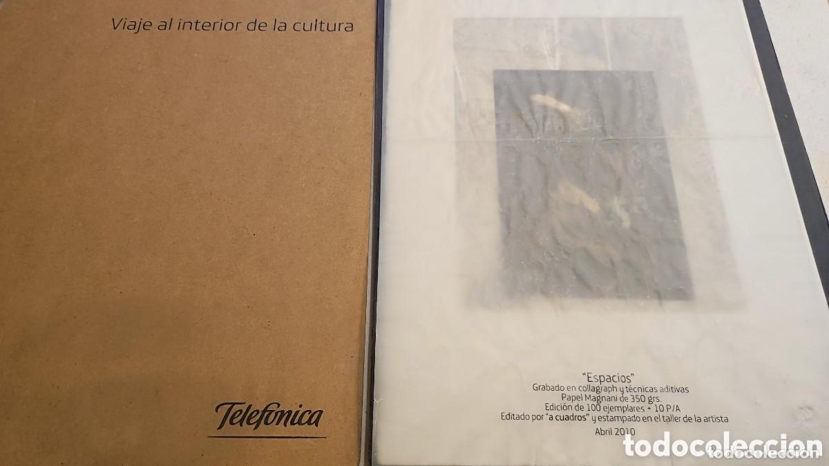 Art: Grabado de Ines gonzalez soria espacios numerado 4/100 en su carpeta original